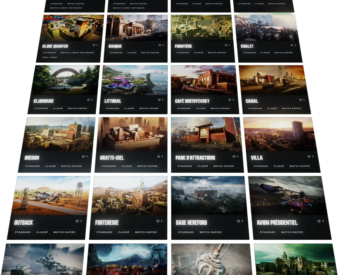 Carte interactive HexaCall avec ses callouts